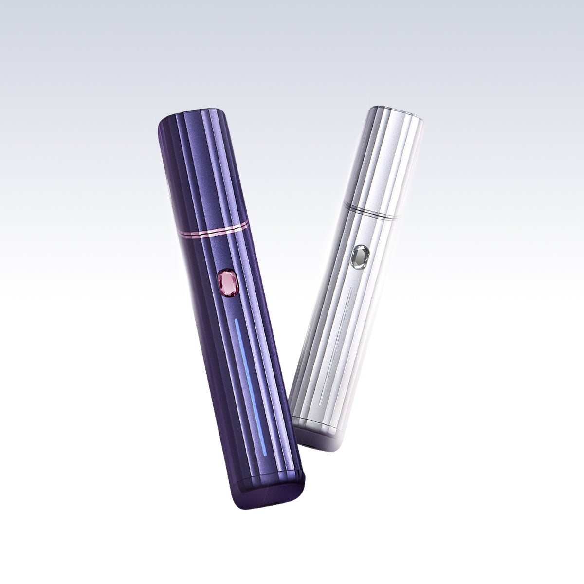 FORSCI CAP Renewal Wand in purple and silver - cold plasma anti-aging device